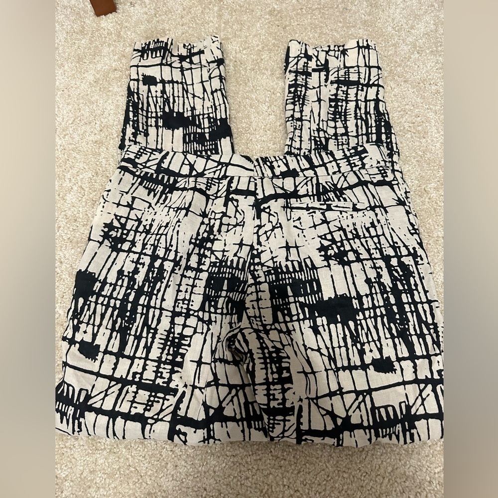 J Brand Dress Pattern Pants Size 4 - Picture 2 of 5